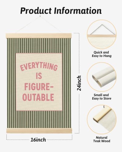 FGFK Positive Affirmations Wall Art Poster Hanger Frame 16x24 Inch - Image 2