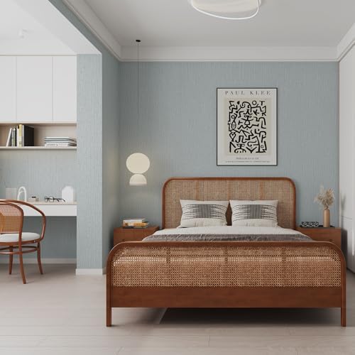 Haimin Fabric Wallpaper 24" x 393" Peel and Stick Textured Contact Paper - Image 6
