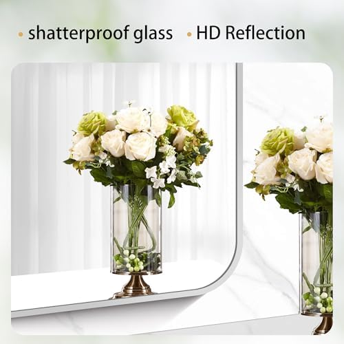 DESBING 24" x 48"Bathroom Mirror, Sliver Wall Mirror - Image 5