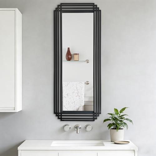 55"x22" Rectangle Decorative Wall Mirror - Image 7