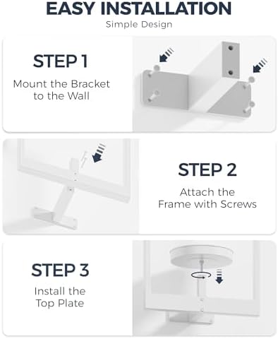 Bamworld Wall Plant Holder Plant Stand Indoor Wall Planters White - Image 4
