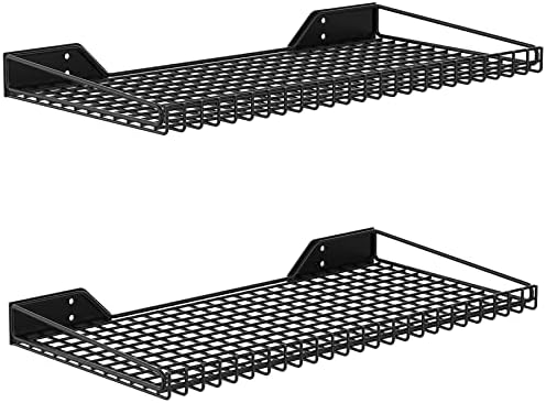 WALMANN 2-Pack Garage Wall Shelf, 23.5" x 12" Wall Mounted Storage Shelves by WALMANN