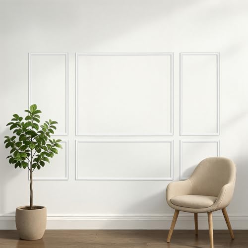 VEVOR Wall Molding 3 Pack, Wainscoting Panels Kit, Lightweight Paintable by VEVOR