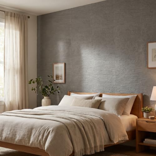 VooBang 8 Pack 24"x24" Flexible Faux Stone Wall Panels, 32 SqFt - Image 5