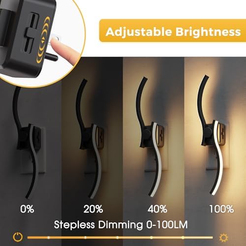 L LOHAS LED Night Light, 2 Pack Night Lights Plug into Wall - Image 3