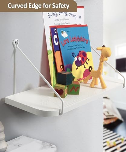 Afuly White Floating Shelves for Wall, Shelf - Image 5
