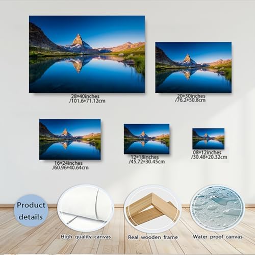 Serene Landscape Canvas Wall Art - Image 5