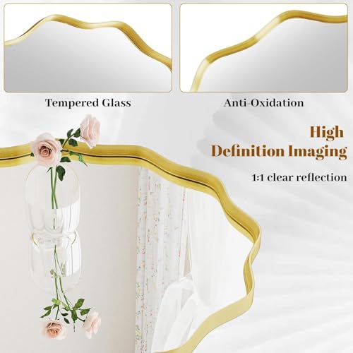 Wavy Round Mirror - Image 4