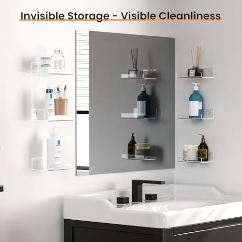 upsimples 6" Acrylic Shelves, Small Shelf - Image 5