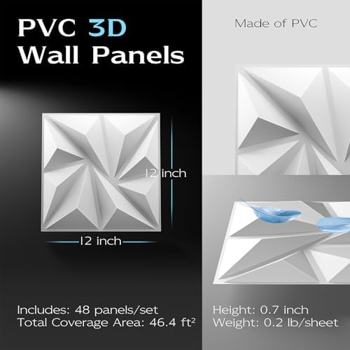 48-Pack 3D Wall Panels - Image 2
