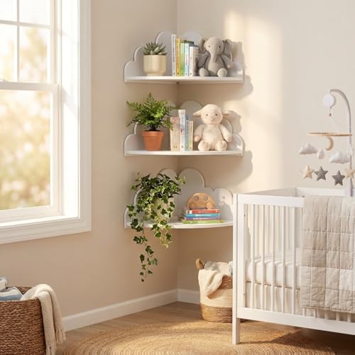 Cloud Floating Corner Shelves - Image 6
