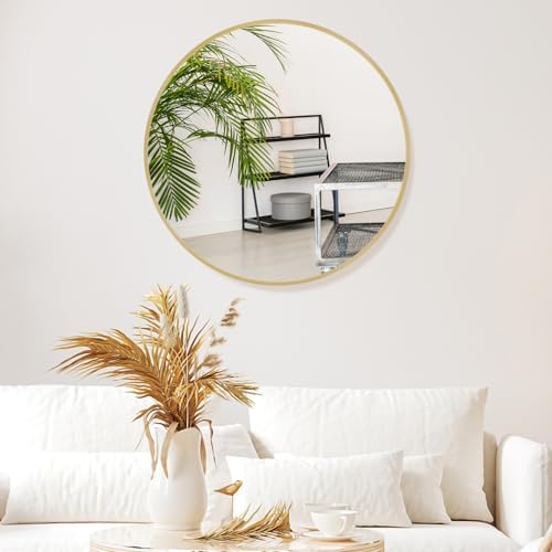 Itrue Round Metal Wall Mirror, 30 Inch - Image 3