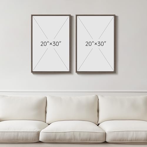 Framed Coastal Colorful Palm Tree Set of 2 Large Wall Art Bedroom, 20x30 In - Image 3
