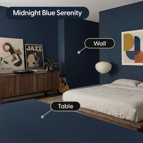 Navy Blue Wood Contact Paper Peel and Stick, 17.3" x 118" Self Adhesive Matte - Image 5