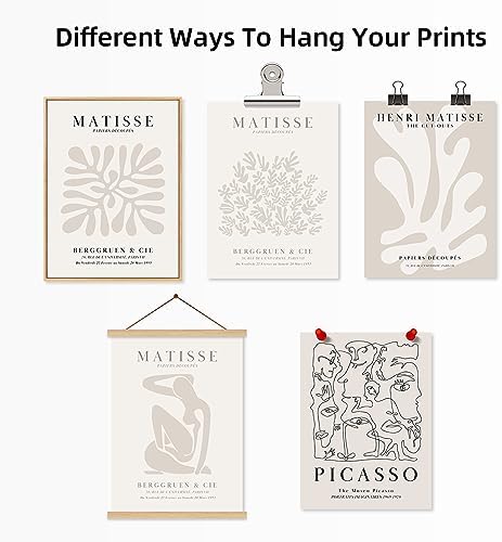 Youillne Henri Matisse Wall Art Prints Flower Abstract Canvas Pictures - Image 7