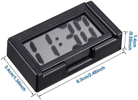 Frienda 3 Pieces Mini Small Digital Clock Stick On - Image 2