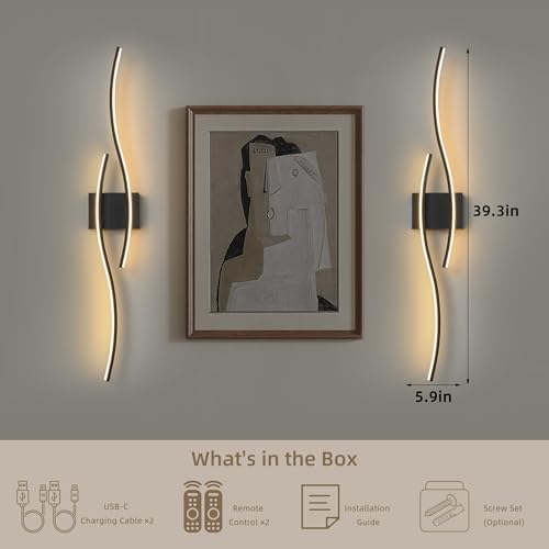 Wireless Wall Sconces Set of Two - Image 7