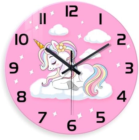 Unicorn Small Wall Clocks Battery Operated 12 Inch by Constantplanet%E6%97%97%E8%88%B0%E5%BA%97