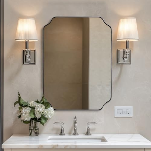 ANDY STAR 22"x30" Chrome Scalloped Mirrors - Image 6