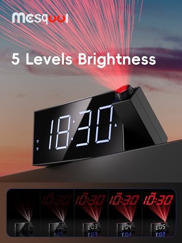 Mesqool Digital Projection Alarm Clock - Image 5