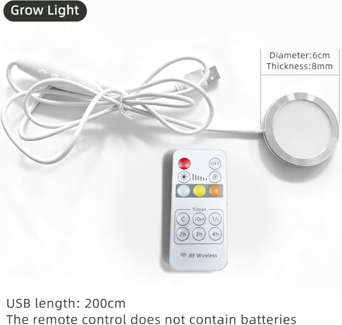 LED Grow Light Wall Hanging Planters - Image 7