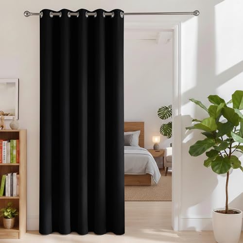 BONZER Black Curtain Dividers, Privacy Blackout Curtains Wall Partitions by Bonzer
