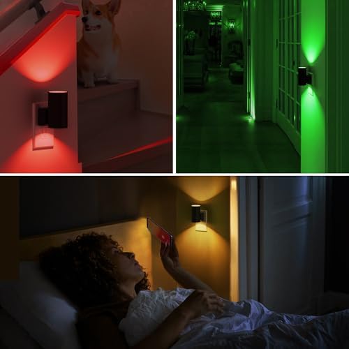 L LOHAS LED Night Light, Remote Control, RGB Color Changing, 1 Pack - Image 5