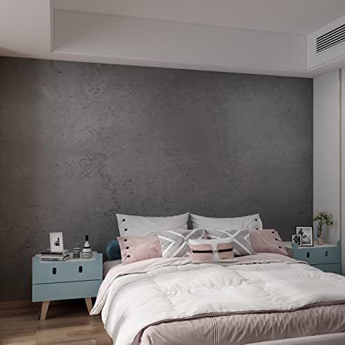 3yecao 48"×354" 3D Extra Wide Thickness Large Size Dark Grey Black Concrete by 3YECAO