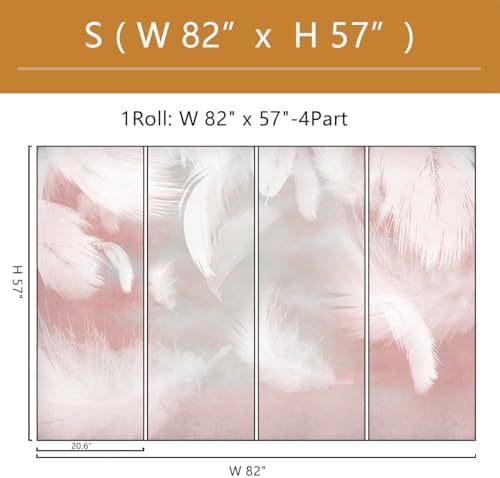 Elegant Feather Wallpaper Mural - Image 4