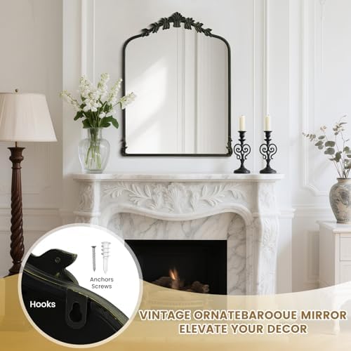 WallBeyond Black Antique Mirror - Image 6