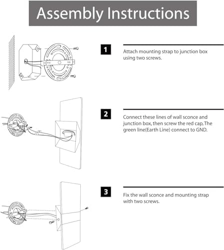 ChangM Modern Wall Sconce 12W, LED Wall Sconce Set of 4 Cool White - Image 6