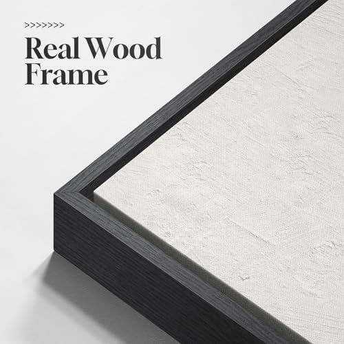 Large Framed Minimalist Abstract Canvas Wall Art - Image 5