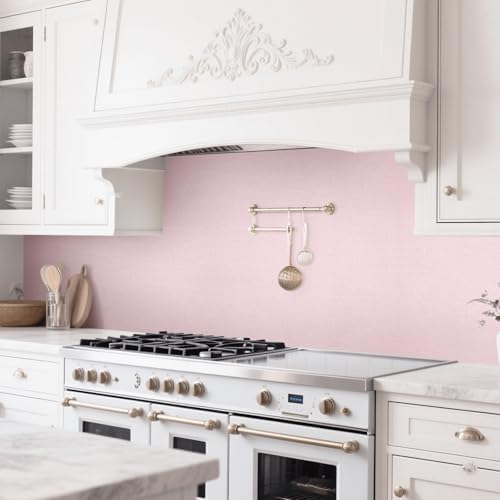 Grasscloth Peel and Stick Wallpaper Pink 15.75"x590.6" - Image 4