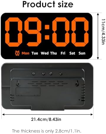 Digital Wall Clock 8.5 Inch Large Display LED Clock - Image 5