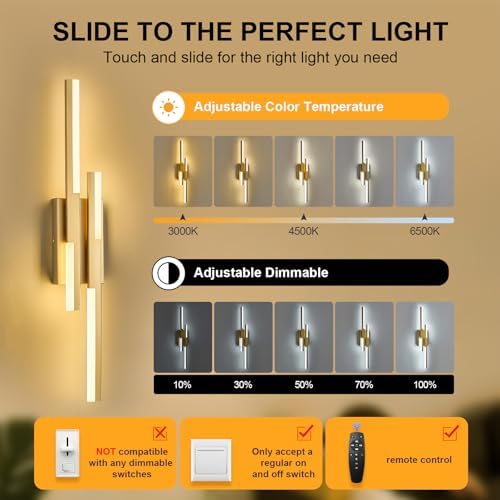 Benkut Modern LED Vanity Lights Set of 2 - Image 2