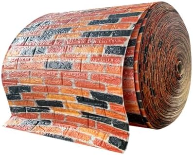 ECYC Ltd 3D Foam Brick Wall Panels, Faux Brick Peel and Stick 3D Foam Wallpaper by ECYC+Ltd