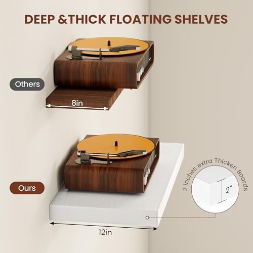 Vivelove Square Floating Shelves 12x12” Set of 2 - Image 4