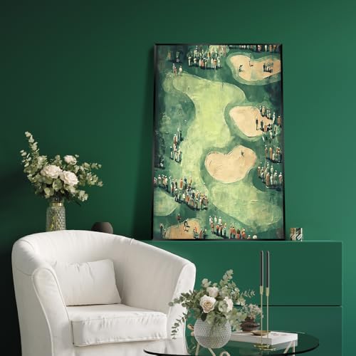 Vinatge Golf Wall Art Green Sports Poster Man Cave Room Decor Trendy Golf - Image 4