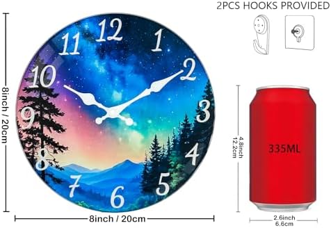 Glass Wall Clock Battery Operated - Image 3