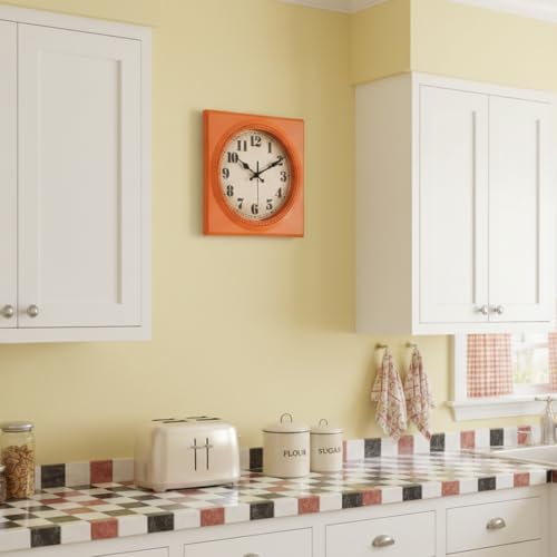 Vintage Wall Clock 1950s Style - Image 4