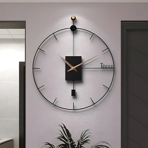Large Wall Clock Living Room Decor 23"Modern Wall Clock by Unknown