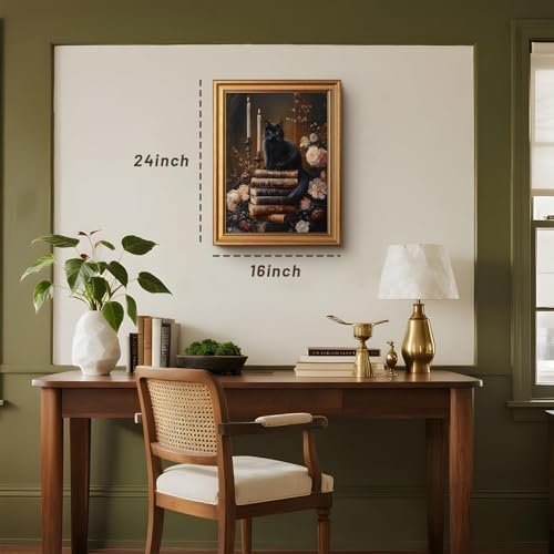 Gold Framed Wall Art, 16x24 Inch - Image 3