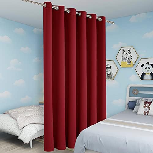 BONZER Wide Room Divider Blackout Curtain Total Privacy - Image 5