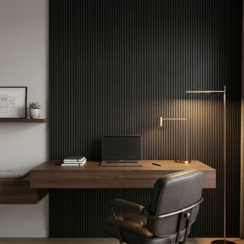 6 Pack Acoustic Wood Wall Panels, 23.6x23.6 Inch Sound Absorbing Panels - Image 2