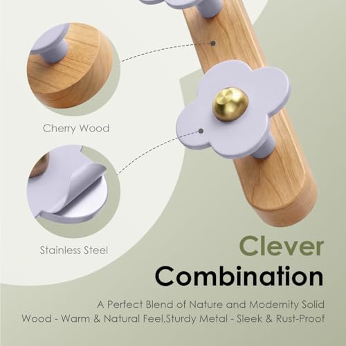 Tindbea Upgreded Heavy Duty Coat Rack Wall Mount - Image 3