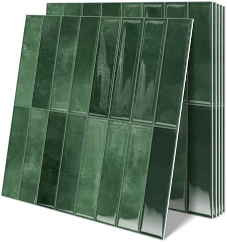 10 Sheets Upgraded Thicker Design Subway Tile Peel and Stick Backsplash by MOONFUN