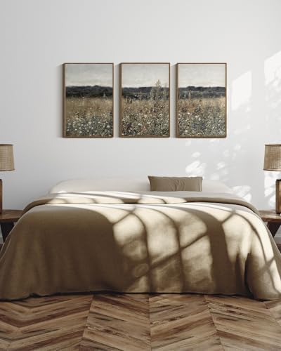 InSimSea Oversized Vintage Landscape Art, Meadow Picture - Image 2