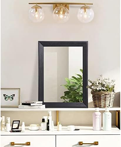 AAZZKANG Wall Mirror Black Wood Framed Rectangle Mirrors - Image 4
