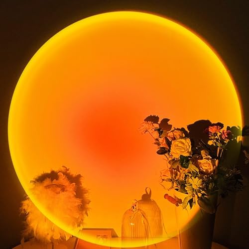 XEBKOR Sunset Lamp Projector, 360 Degree Rotation Sun Lamp Led Night Light - Image 3