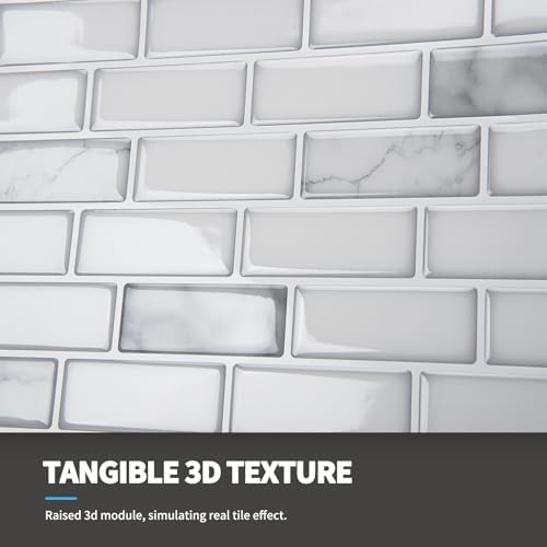 Art3d 10-Pack Peel and Stick Stone Backsplash Tile - Image 6